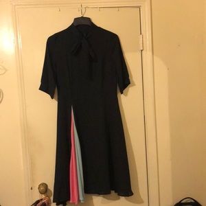 Black Dress with Color Pop